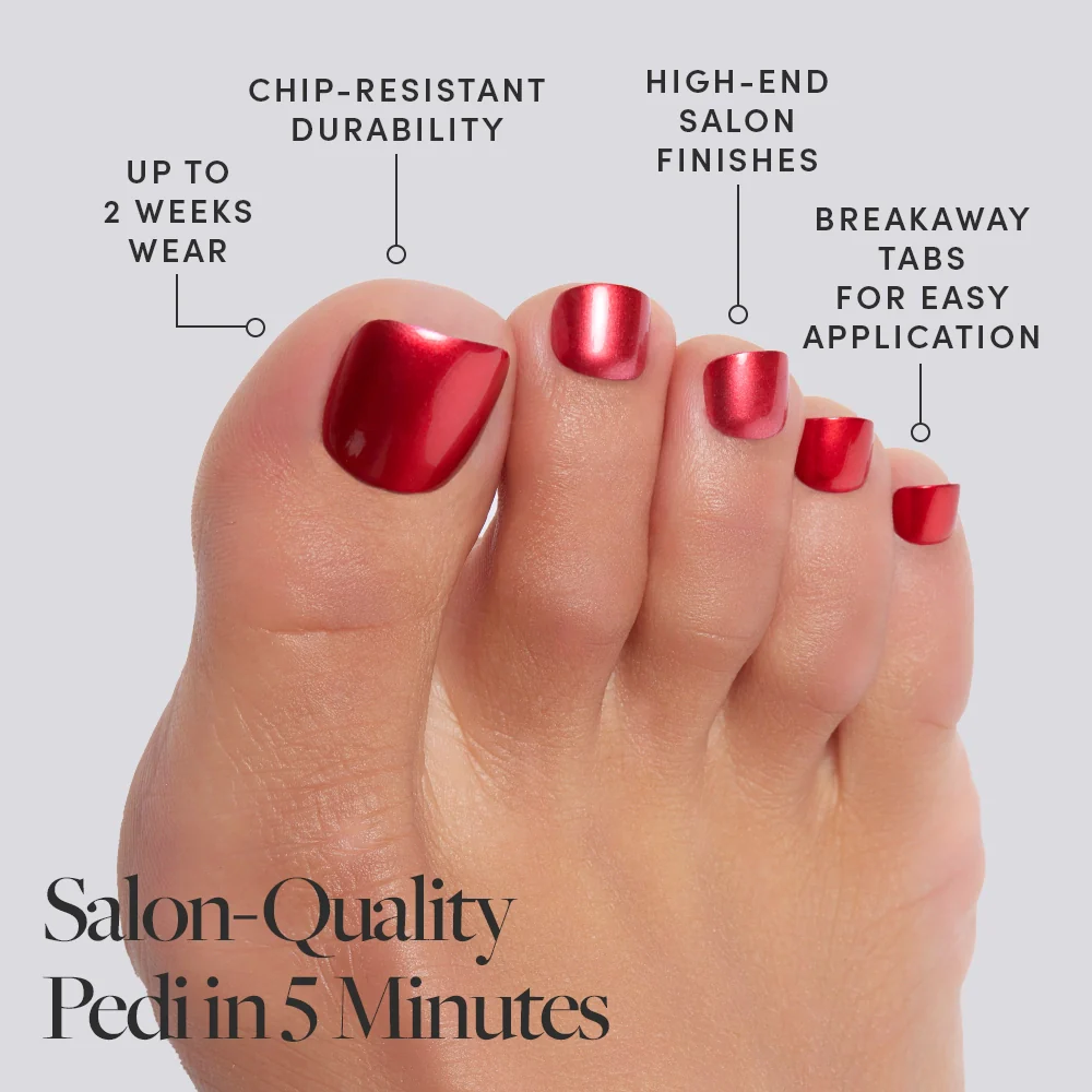 Cherry Glaze Toenail - Image 4
