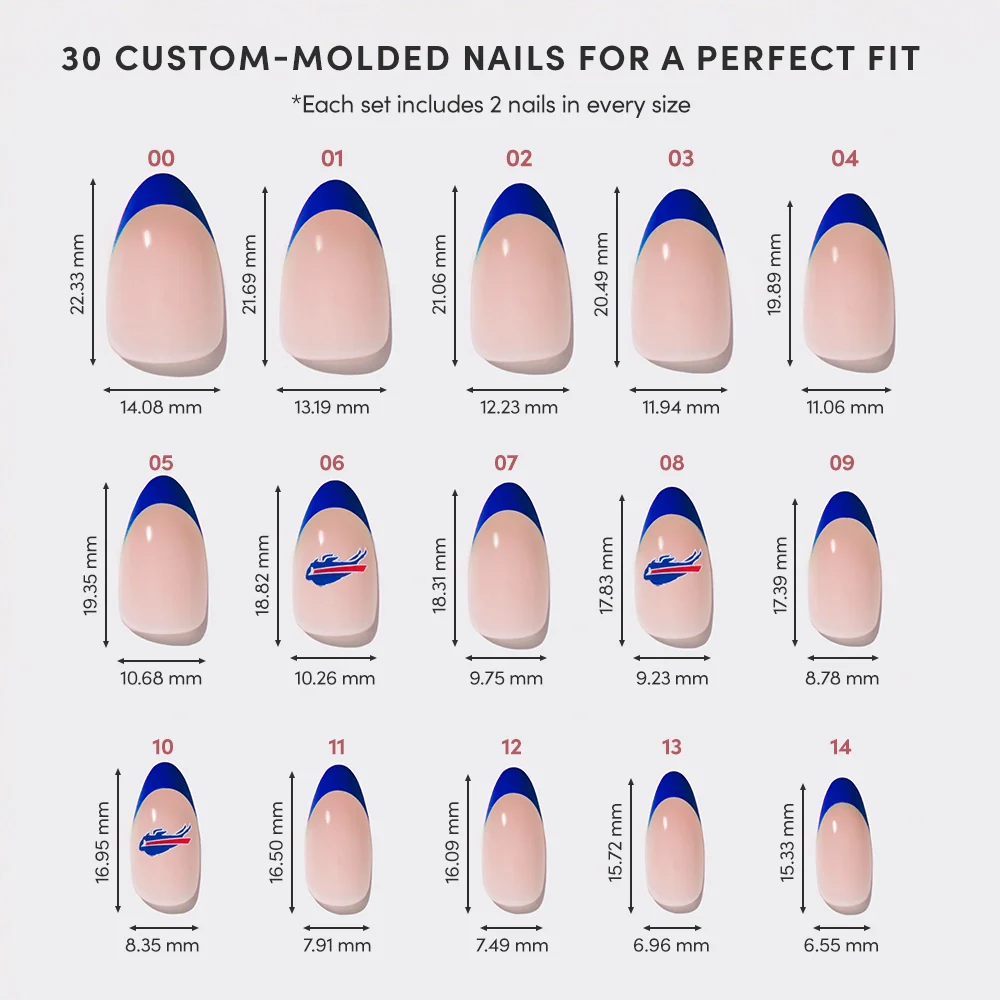 Buffalo Bills Press-On Nail Set - Image 6