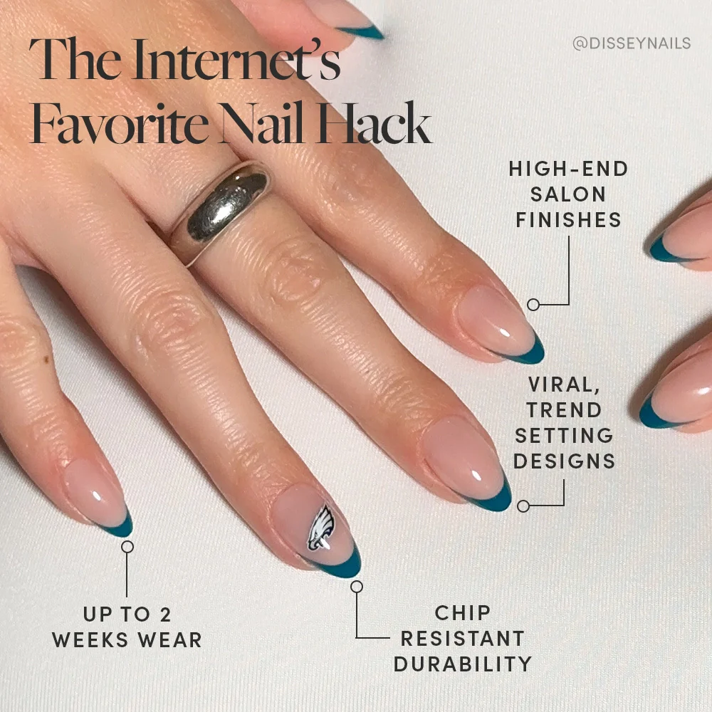 Philadelphia Eagles Press-On Nail Set - Image 5