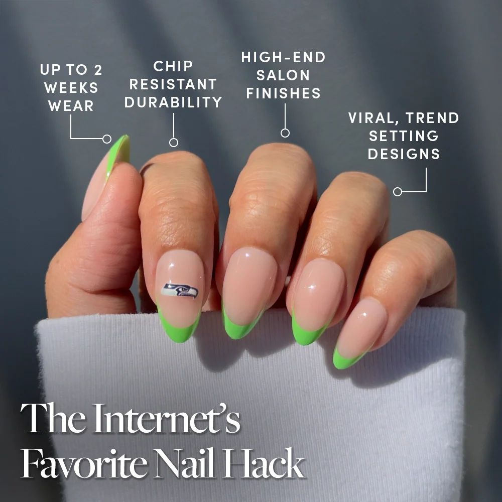 Seattle Seahawks Press-On Nail Set - Image 5